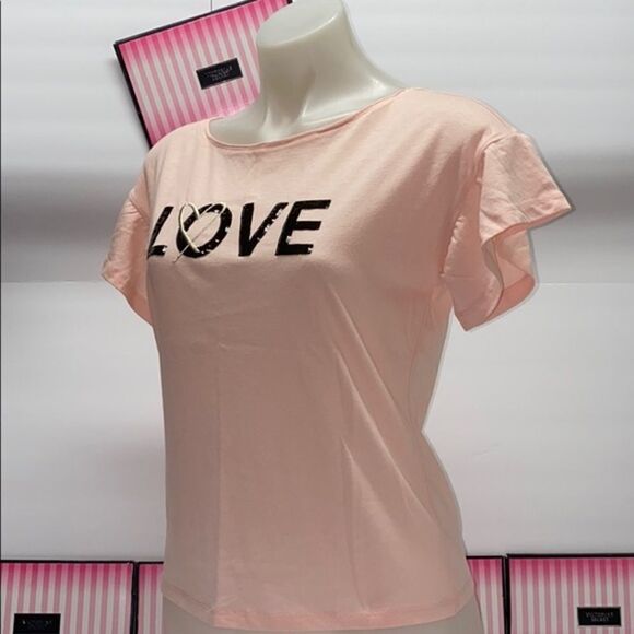 NWT VICTORIA SECRET PAJAMA Top short sleeve - Picture 3 of 5